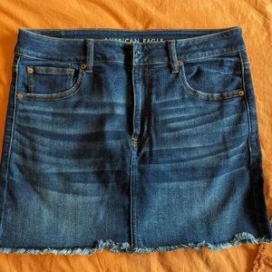 American Eagle denim jean skirt size 14